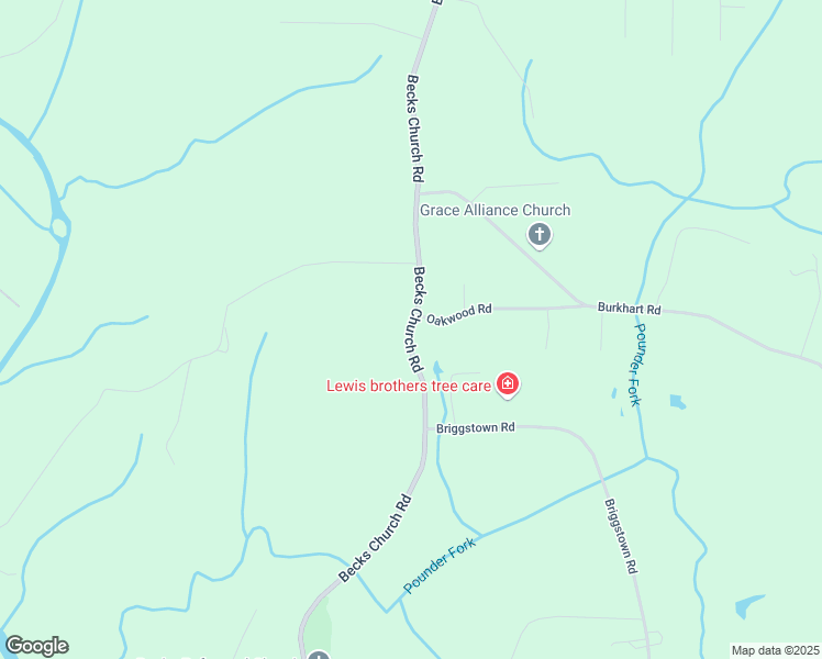 map of restaurants, bars, coffee shops, grocery stores, and more near Becks Church Road in Lexington