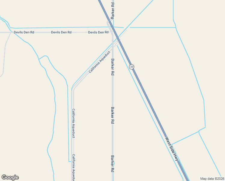 map of restaurants, bars, coffee shops, grocery stores, and more near Barker Road in Lost Hills