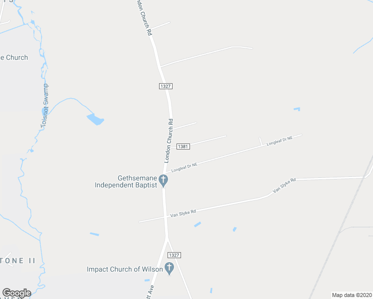 map of restaurants, bars, coffee shops, grocery stores, and more near 3716 Terrace Drive Northeast in Elm City