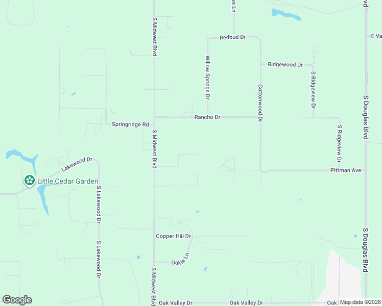 map of restaurants, bars, coffee shops, grocery stores, and more near 10624 South Midwest Boulevard in Guthrie