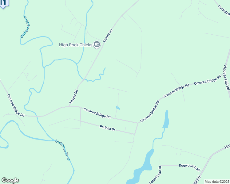 map of restaurants, bars, coffee shops, grocery stores, and more near 1205 Tutlohr Drive in Trinity