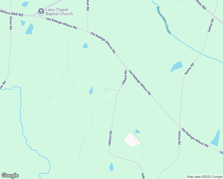 map of restaurants, bars, coffee shops, grocery stores, and more near Fredericks Drive in Nash County