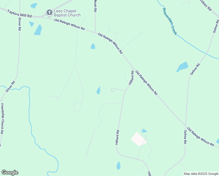 map of restaurants, bars, coffee shops, grocery stores, and more near Fredericks Drive in Nash County