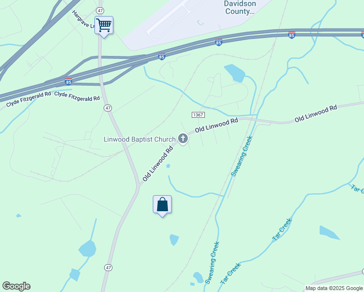 map of restaurants, bars, coffee shops, grocery stores, and more near 3591 Old Linwood Road in Lexington