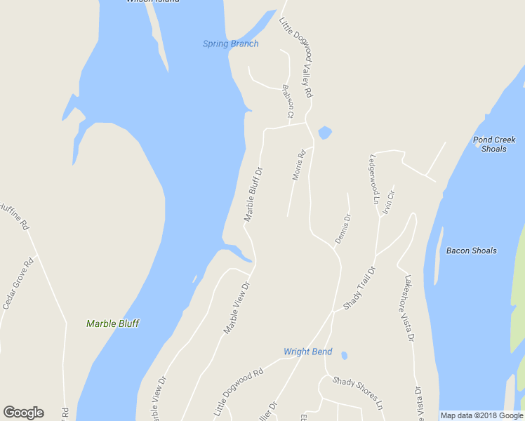 map of restaurants, bars, coffee shops, grocery stores, and more near 187 Marble Bluff Drive in Kingston