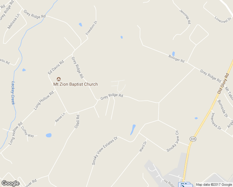 map of restaurants, bars, coffee shops, grocery stores, and more near 2082 Grey Ridge Road in Maryville
