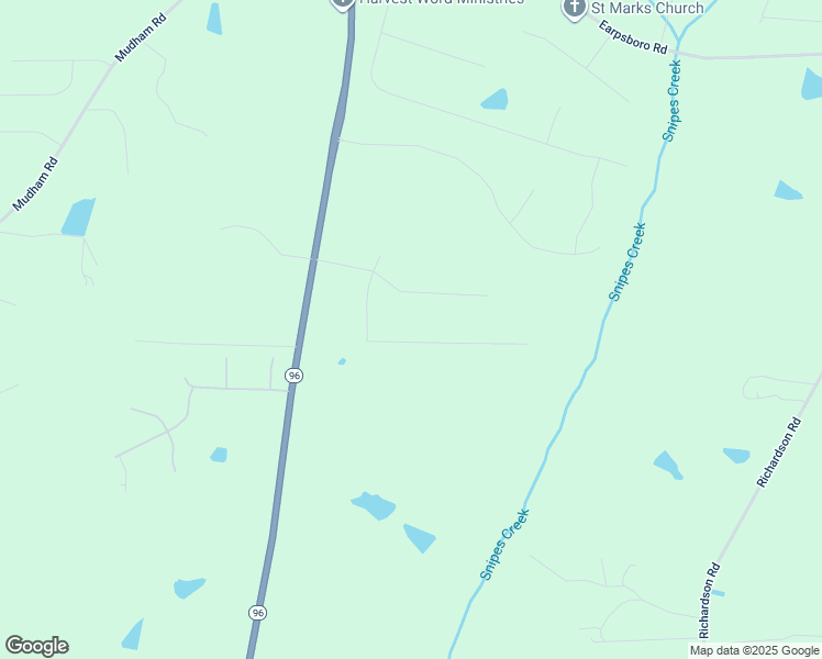 map of restaurants, bars, coffee shops, grocery stores, and more near 14952 North Carolina 96 in Zebulon