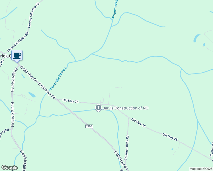 map of restaurants, bars, coffee shops, grocery stores, and more near East Old Highway 64 in Lexington