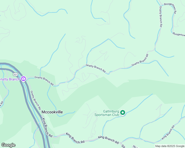 map of restaurants, bars, coffee shops, grocery stores, and more near 1805 Foothills Forest Way in Sevierville