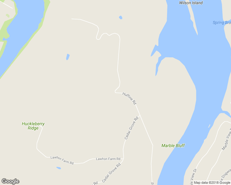 map of restaurants, bars, coffee shops, grocery stores, and more near Huffine Road in Loudon