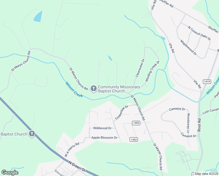 map of restaurants, bars, coffee shops, grocery stores, and more near 706 Saint Marys Church Road in Morganton