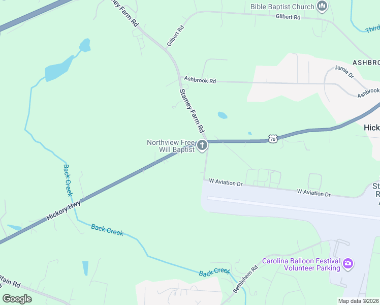 map of restaurants, bars, coffee shops, grocery stores, and more near 2803 Hickory Highway in Statesville