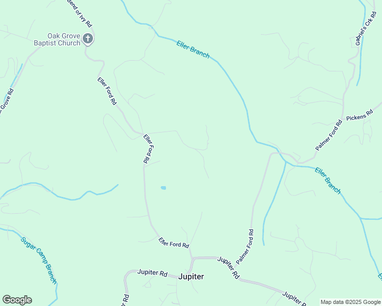 map of restaurants, bars, coffee shops, grocery stores, and more near 272 Sparrow Lane in Weaverville