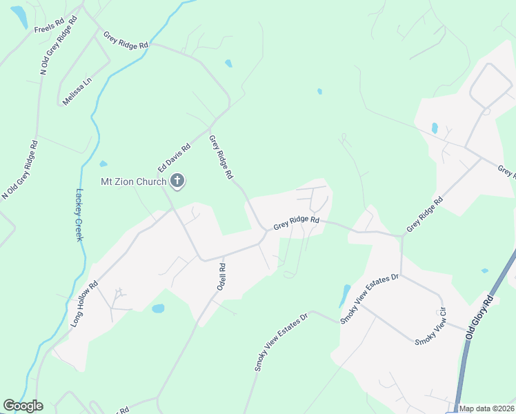 map of restaurants, bars, coffee shops, grocery stores, and more near 2118 Grey Ridge Road in Maryville