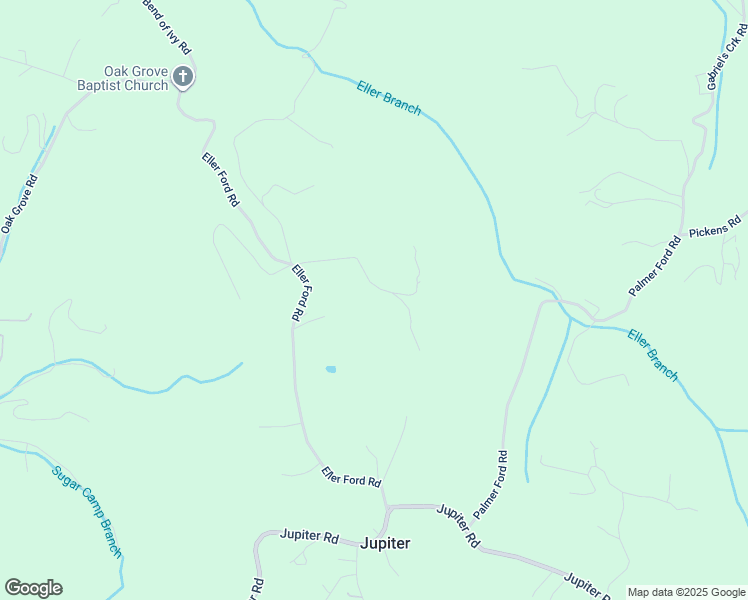 map of restaurants, bars, coffee shops, grocery stores, and more near 272 Sparrow Lane in Weaverville