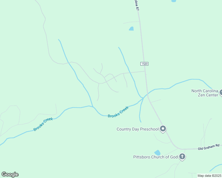 map of restaurants, bars, coffee shops, grocery stores, and more near 71 South Parkside Drive in Pittsboro