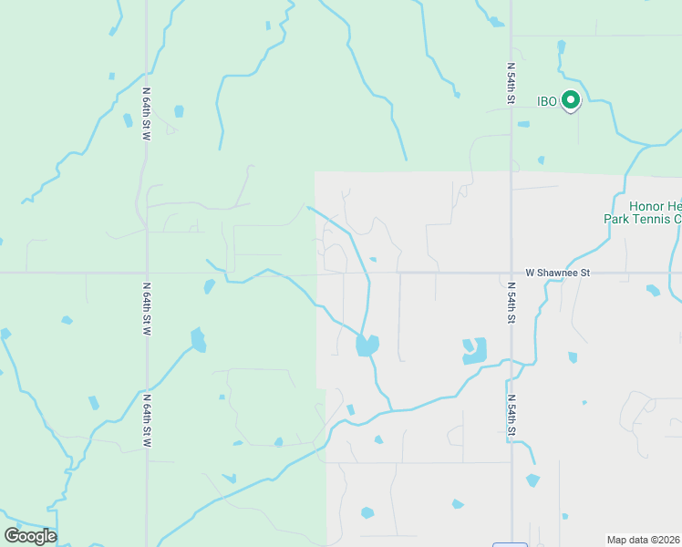 map of restaurants, bars, coffee shops, grocery stores, and more near 5 Beckman Drive in Muskogee