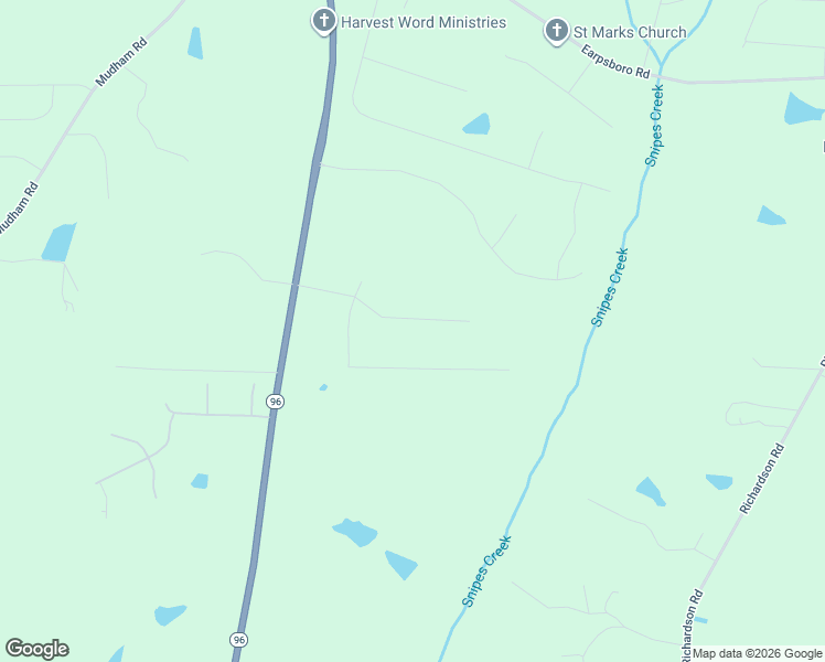 map of restaurants, bars, coffee shops, grocery stores, and more near 300 Carolina Landing Drive in Zebulon