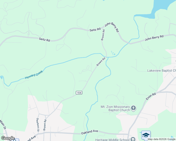 map of restaurants, bars, coffee shops, grocery stores, and more near 465 Bryant Road in Morganton