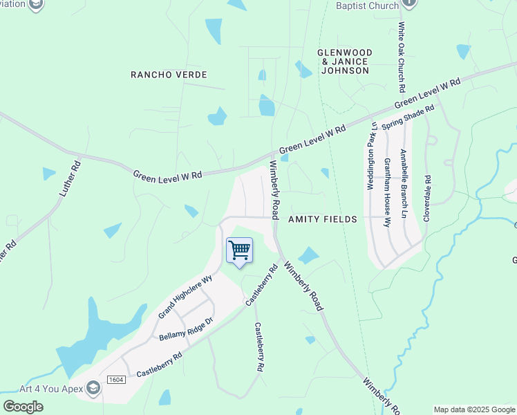 map of restaurants, bars, coffee shops, grocery stores, and more near 242 Great Bynum Drive in Apex