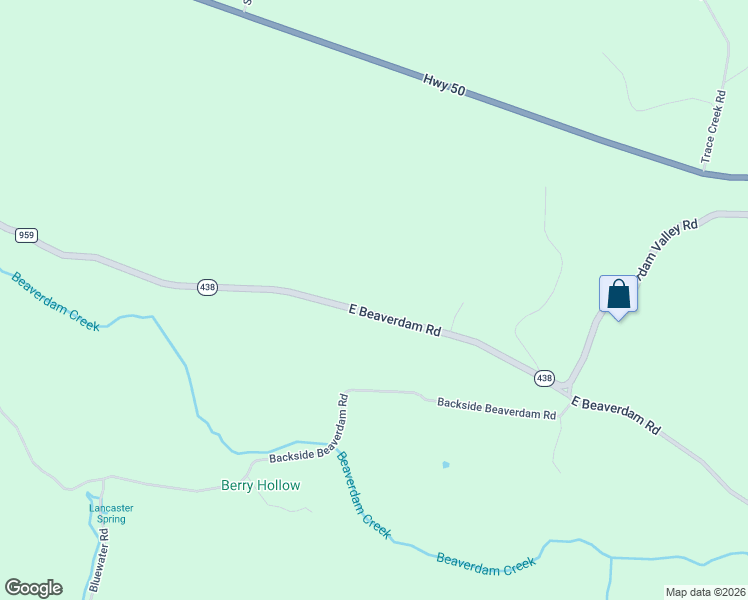 map of restaurants, bars, coffee shops, grocery stores, and more near 3290 East Beaverdam Road in Centerville