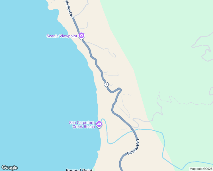 map of restaurants, bars, coffee shops, grocery stores, and more near 18620 Cabrillo Highway in San Simeon