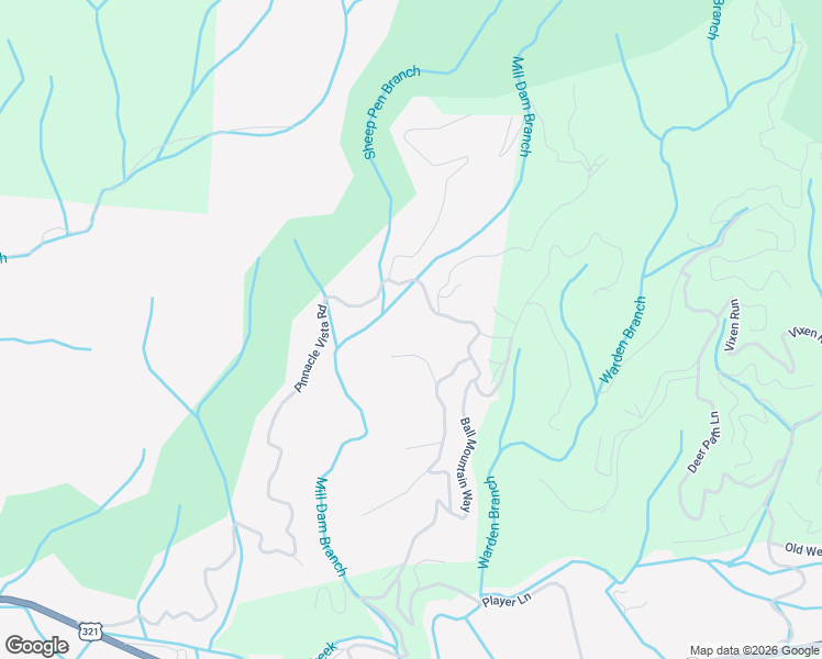 map of restaurants, bars, coffee shops, grocery stores, and more near 654 Pinnacle Vista Road in Pittman Center