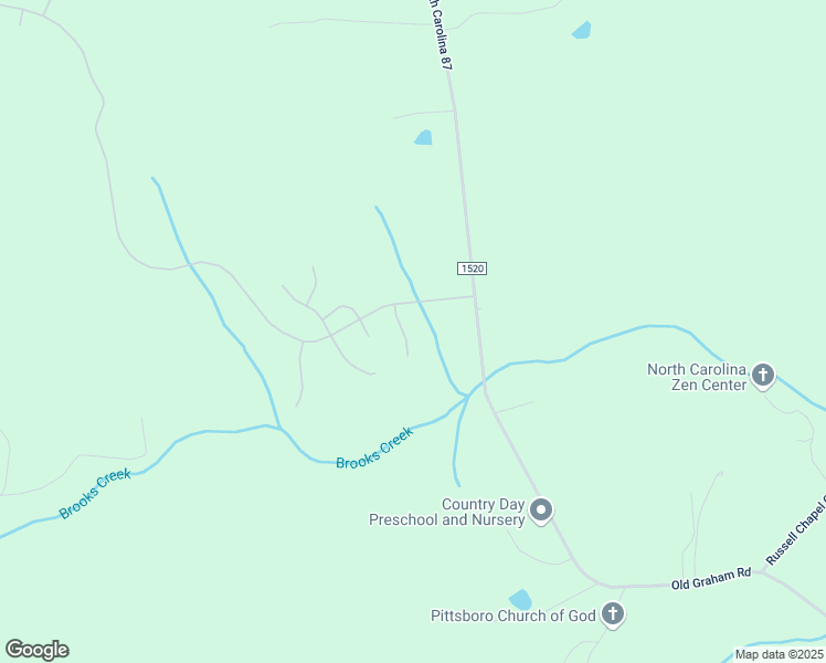 map of restaurants, bars, coffee shops, grocery stores, and more near 77 Dusty Arbor Lane in Pittsboro