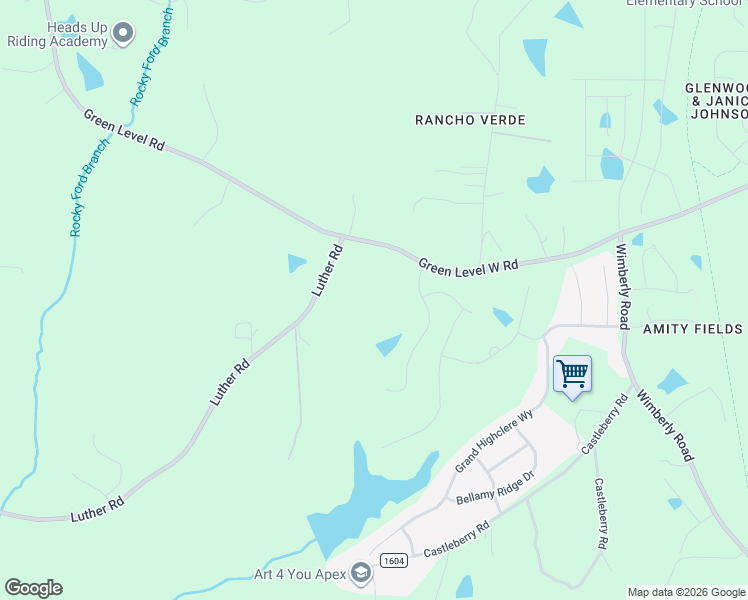map of restaurants, bars, coffee shops, grocery stores, and more near 1479 Green Level Road in Apex
