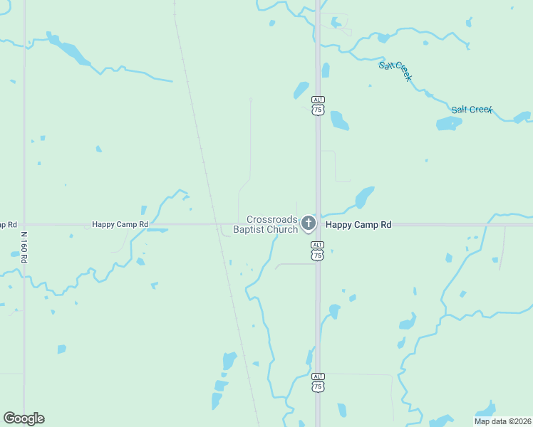 map of restaurants, bars, coffee shops, grocery stores, and more near 6835 Happy Camp Road in Beggs