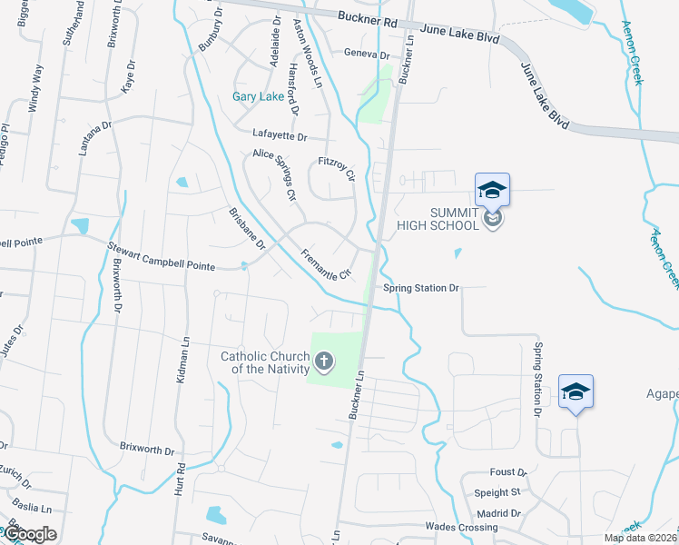 map of restaurants, bars, coffee shops, grocery stores, and more near 4017 Fremantle Circle in Spring Hill