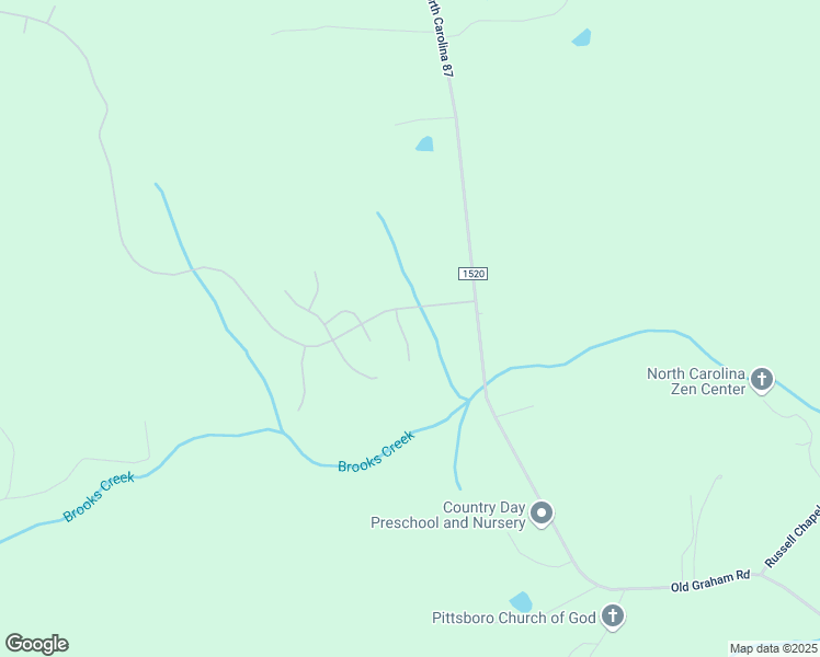 map of restaurants, bars, coffee shops, grocery stores, and more near 77 Dusty Arbor Lane in Pittsboro