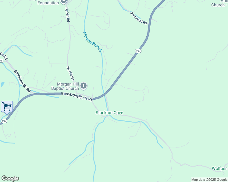 map of restaurants, bars, coffee shops, grocery stores, and more near 11 Hyder Lane in Weaverville