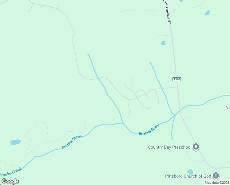 map of restaurants, bars, coffee shops, grocery stores, and more near 531 The Parks Drive in Pittsboro