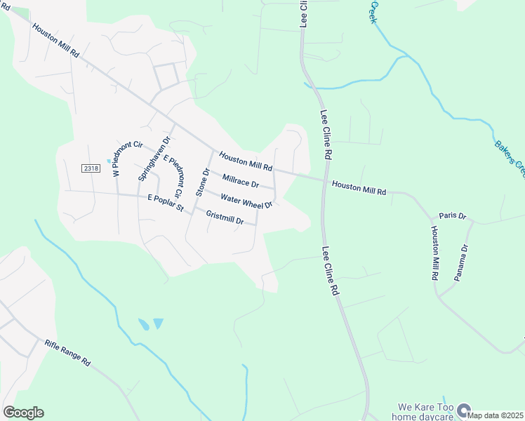 map of restaurants, bars, coffee shops, grocery stores, and more near 4958 Water Wheel Drive in Conover