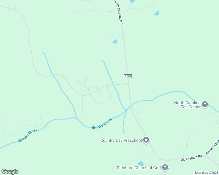 map of restaurants, bars, coffee shops, grocery stores, and more near 23 Dusty Arbor Lane in Pittsboro