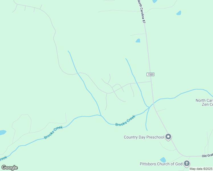 map of restaurants, bars, coffee shops, grocery stores, and more near 89 N Parkside Drive in Pittsboro