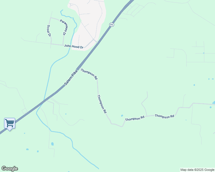 map of restaurants, bars, coffee shops, grocery stores, and more near 3562-3570 Thompson Road in Murfreesboro