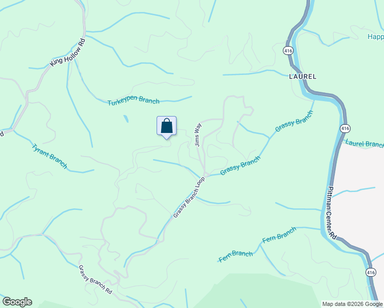map of restaurants, bars, coffee shops, grocery stores, and more near 2850 Grassy Branch Loop in Pigeon Forge