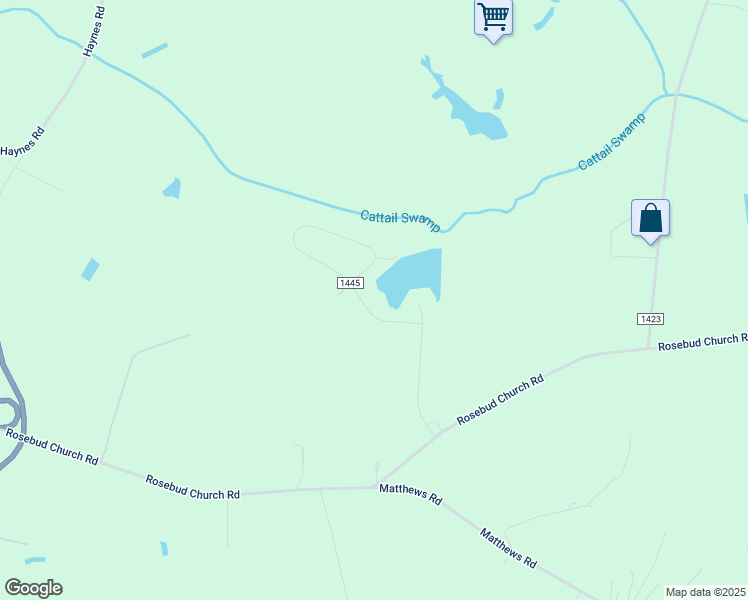 map of restaurants, bars, coffee shops, grocery stores, and more near 4716 Lakeview Road in Elm City