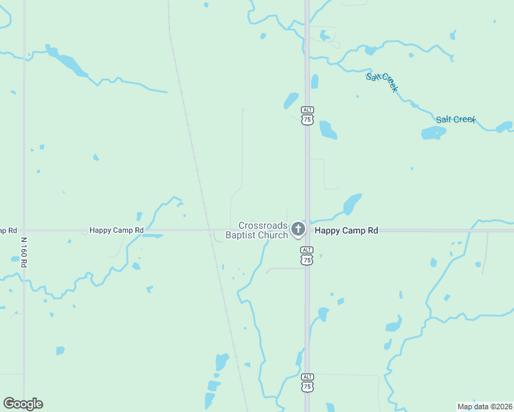 map of restaurants, bars, coffee shops, grocery stores, and more near 6835 Happy Camp Road in Beggs
