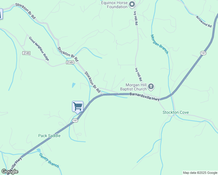 map of restaurants, bars, coffee shops, grocery stores, and more near 30 Brown Road in Weaverville