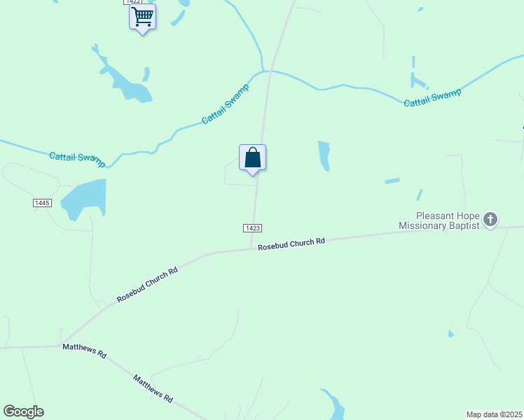 map of restaurants, bars, coffee shops, grocery stores, and more near 4826 Redmon Road in Elm City