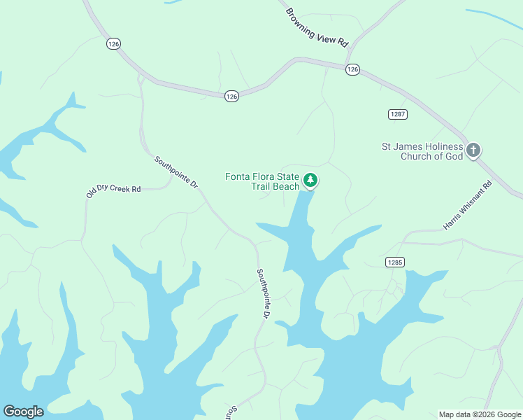 map of restaurants, bars, coffee shops, grocery stores, and more near 3104 Channel View Cove in Morganton