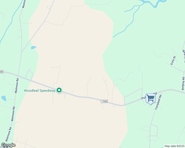 map of restaurants, bars, coffee shops, grocery stores, and more near 3070 Potneck Road in Woodleaf
