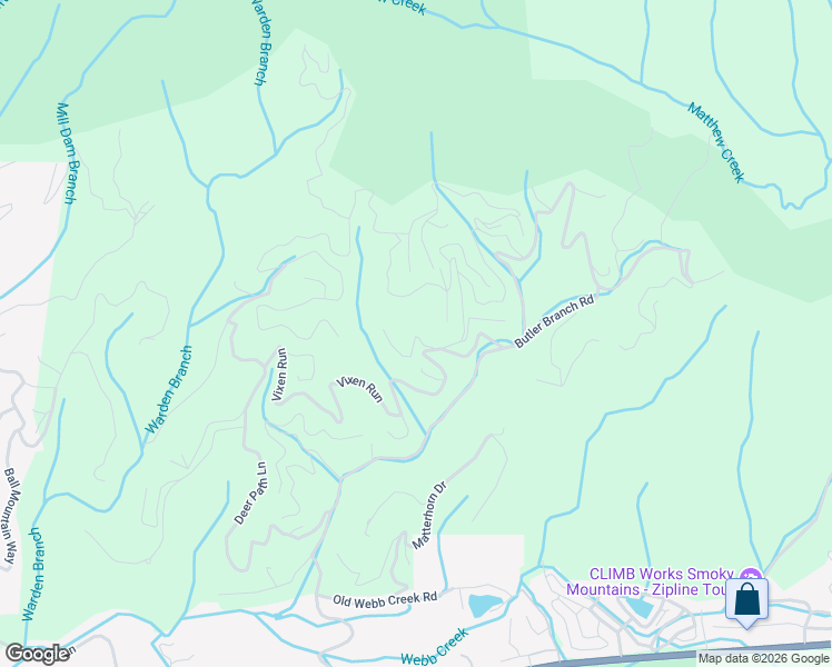 map of restaurants, bars, coffee shops, grocery stores, and more near 1010 Fox Tail Trail in Gatlinburg