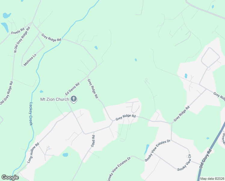 map of restaurants, bars, coffee shops, grocery stores, and more near 2148 Grey Ridge Road in Maryville