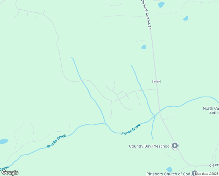 map of restaurants, bars, coffee shops, grocery stores, and more near 144 South Parkside Drive in Pittsboro