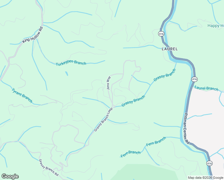 map of restaurants, bars, coffee shops, grocery stores, and more near 2845 Grassy Branch Loop in Sevierville