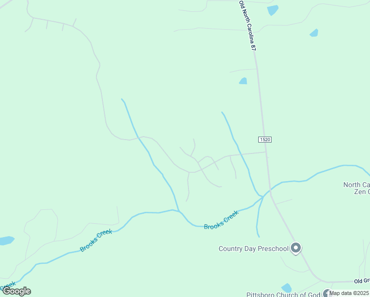 map of restaurants, bars, coffee shops, grocery stores, and more near 144 N Parkside Drive in Pittsboro